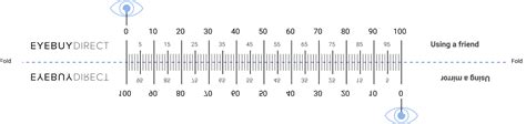 Pupillary Distance Ruler Printable Pdf Eyebuydirect