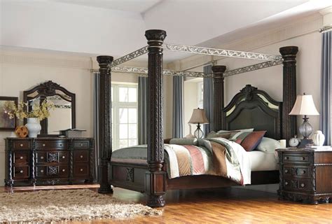 Canopy bedroom sets luxury bedroom sets white bedroom set king bedroom sets queen bedroom luxurious bedrooms modern bedroom luxury bedding master bedroom. Ashley Furniture Laddenfield Canopy Bedroom Set #Bedroom # ...