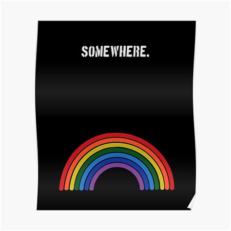 Somewhere Over The Rainbow Poster For Sale By We Are Banksy Redbubble
