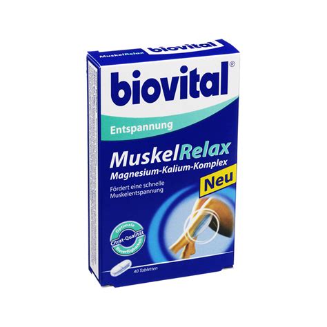 Uses, indications, side effects, dosage. BIOVITAL Muskel Relax Tabletten 40 Stück online bestellen ...