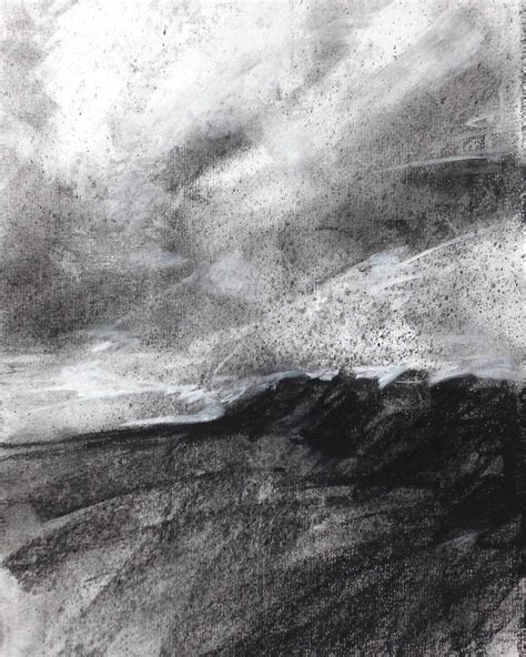 David Brown Painter About Abstract Charcoal Art Landscape