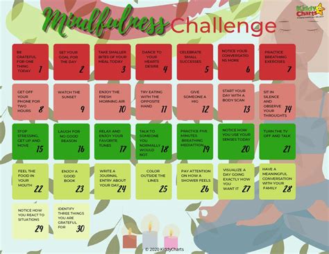 Mindfulness Challenge For 30 Days