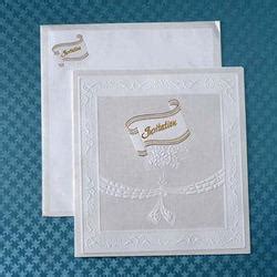The wedding cards categorized here under have exquisite craftsmanship and work using exclusive paper and raw material. Christian Wedding Card - Manufacturers, Suppliers & Wholesalers