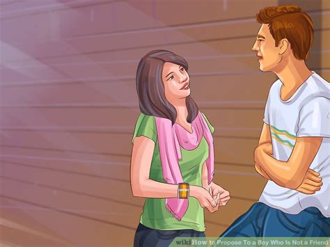 We want to be social. How to Propose To a Boy Who Is Not a Friend: 12 Steps