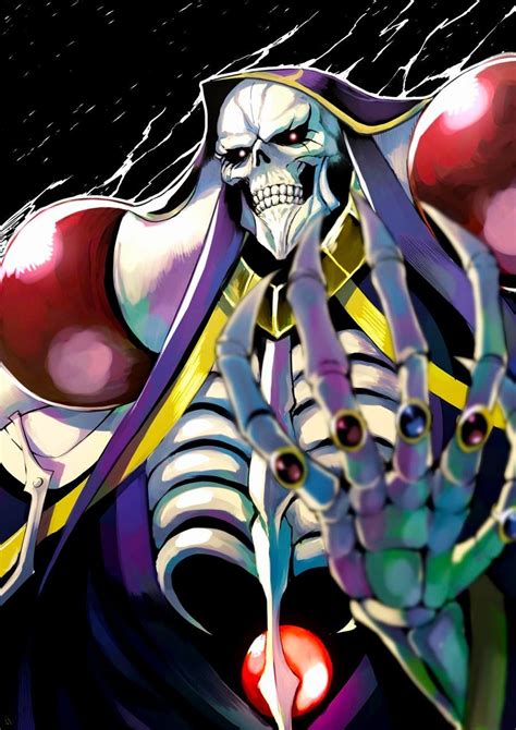 Overlord Ainz Ooal Gown By Amano Don Marvel Characters Art Dark