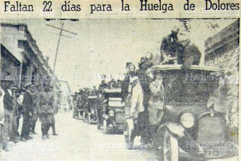 La Esperada Huelga De Dolores En 1922 Prensa Libre