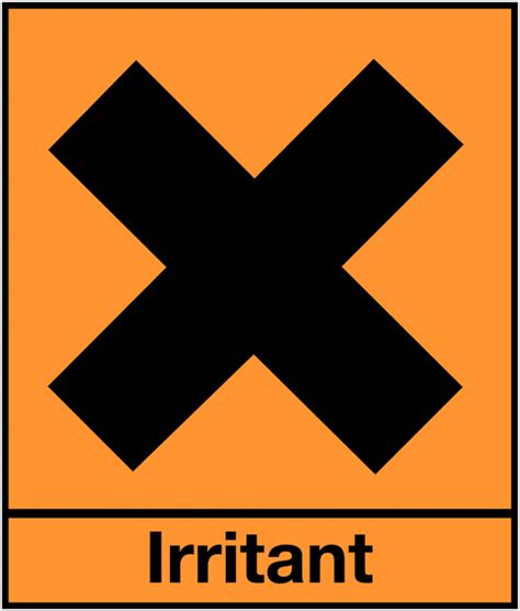 How to read hazard symbols on household chemical products. Irritant - Hazard Symbols On-a-Sheet | Seton UK - ClipArt ...