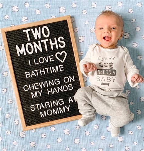 Baby Letter Board Ideas: Newborn - 3 Months - DIY Darlin' | Baby