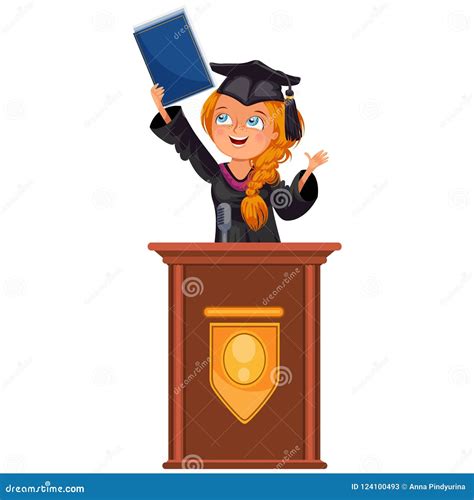 College Graduation Flat Colorful Poster With Inscription Class Congrats Vector Illustration