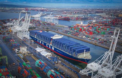 Biggest Container Ship Ever To Dock In America Benjamin Franklin
