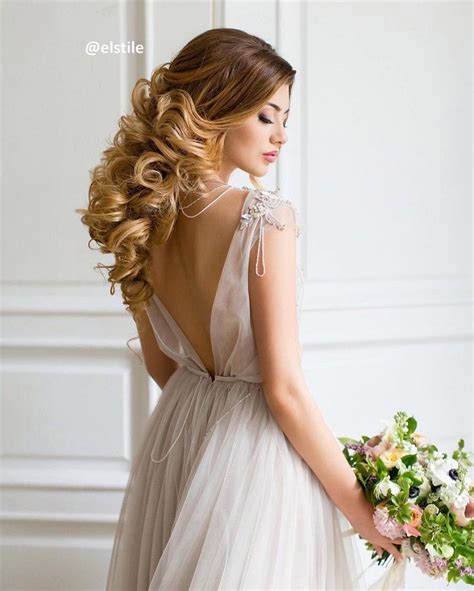 Also, this hair style suitable for any hair length, texture and face shape. Beautiful wedding hairstyles down for brides and bridesmaids