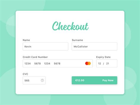 To find out more go to aib.ie/androidpay. Credit Card Checkout Form by Eleanor McKenna on Dribbble