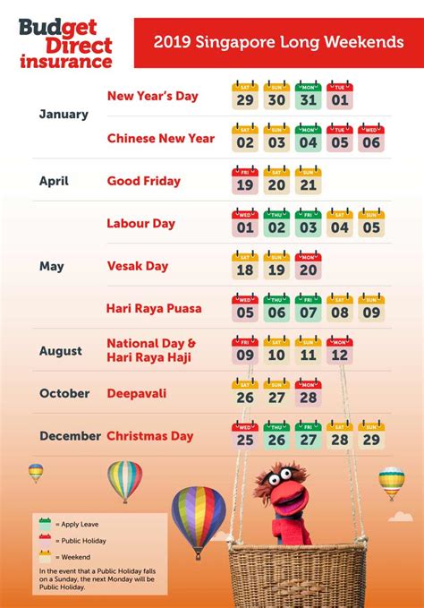 Singapore Holidays 2023 List Pelajaran