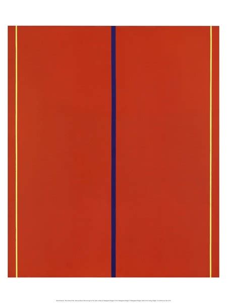 The colourful world of management reforms. Barnett Newman Whos afraid of Red, Yellow and Blue Poster ...