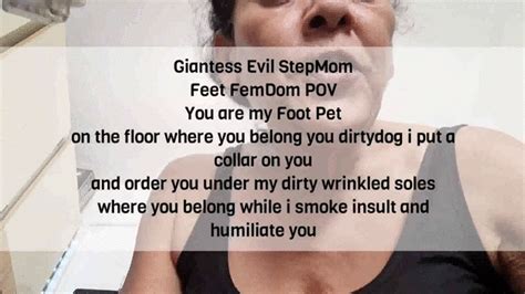 Lola Loves Fetish Clips Giantess Evil Stepmom Feet Femdom Pov You Are