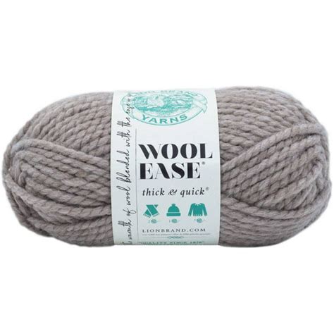 Lion Brand Wool Ease Thick And Quick Yarn Driftwood