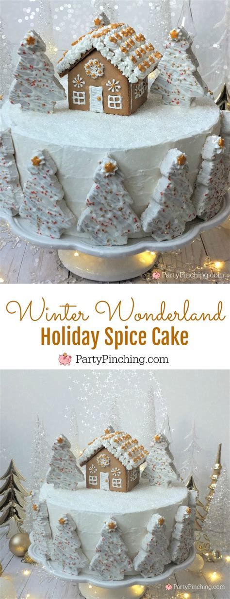 These last few months have been trying for all of us. Winter Wonderland holiday spice cake for Christmas ...