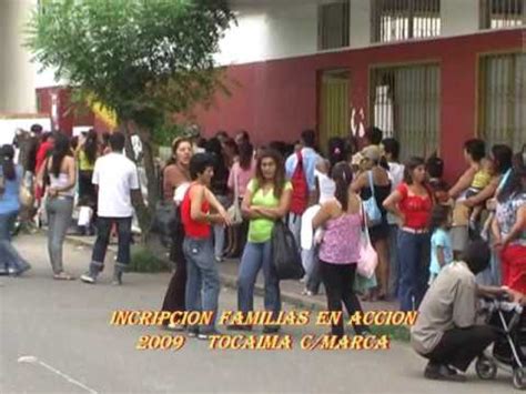 Programa de transferencias monetarias condicionadas de colombia. FAMILIAS EN ACCION TOCAIMA 2009 - YouTube