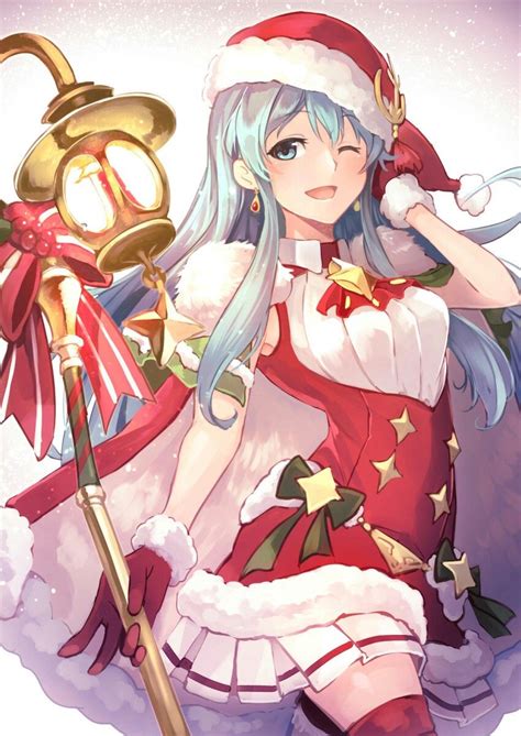 Christmas Eirika Fire Emblem Girl Cartoon Anime Christmas