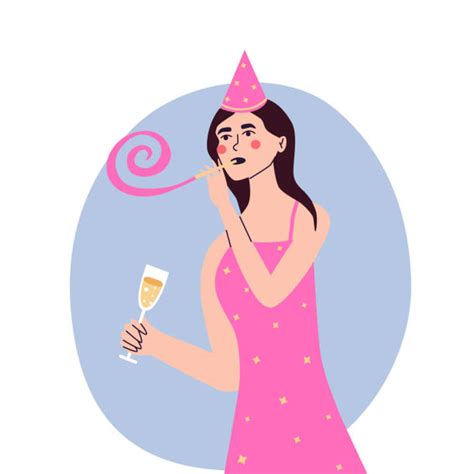 beautiful woman new year illustrations royalty free vector graphics and clip art istock