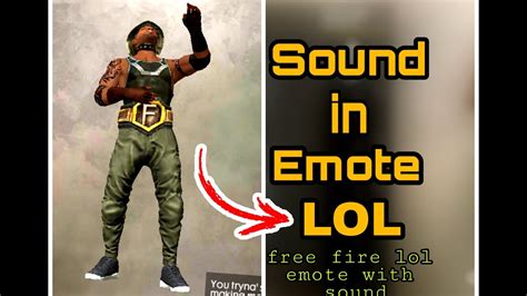 Item rewards are shown in vault tab in game lobby; Free Fire LOL emote in Origina Sound| Audio| Song| free ...