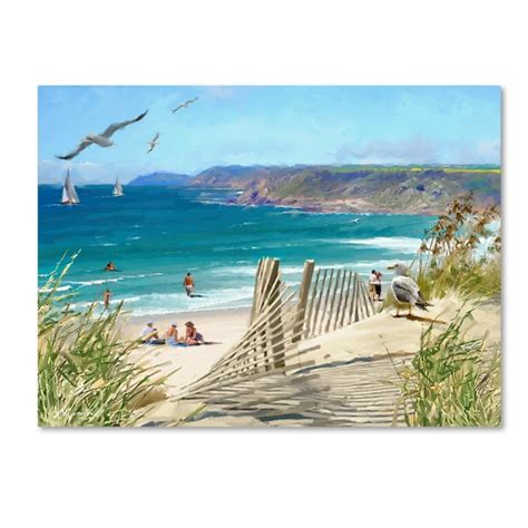 Trademark Fine Art Coastal Canvas Art By The Macneil Studio Walmart