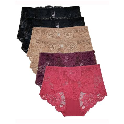 B2body Barbra Womens Panties Retro Lace Boy Shorts Small To Plus