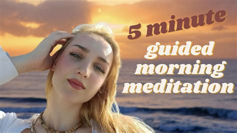 5 Minute Morning Meditation That You Can Do Anywhere 🌴 Guided