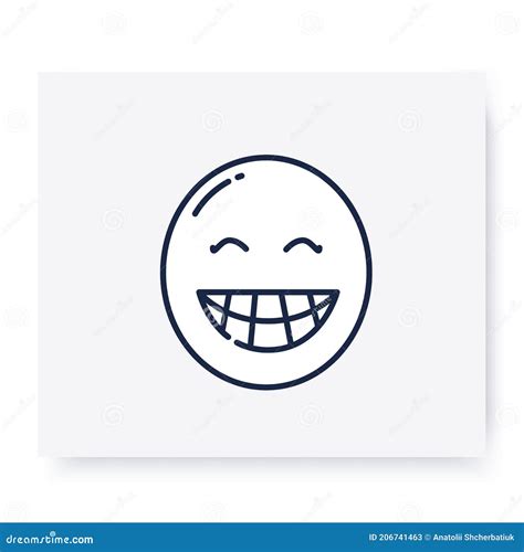 Beaming Face Emoji With Smiling Eyes And A Broad Vector Illustration