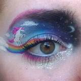Pictures of Rainbow Eye Makeup