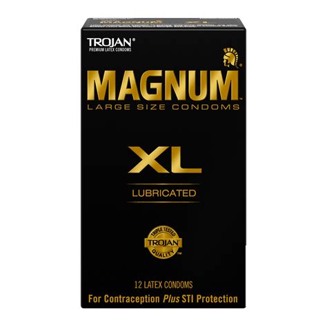 Trojan Magnum Xl Large Size Lubricated Condoms Count Walmart Com