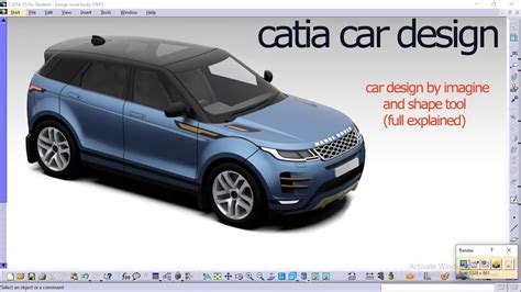 Car Design In Catia V5 Step By Step By Imagine And Shape Tool Part 1