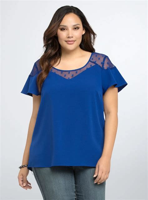 Buy 2017 Big Size Women Blouses Short Sleeve Blue