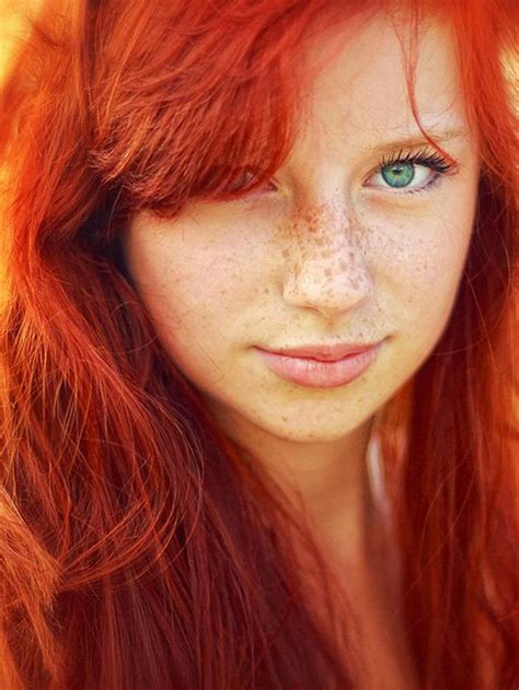 Les Nuances De Roux Qui Nous Inspirent Red Hair Green Eyes