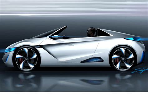 Hondas Electric Sports Car Concept Evo