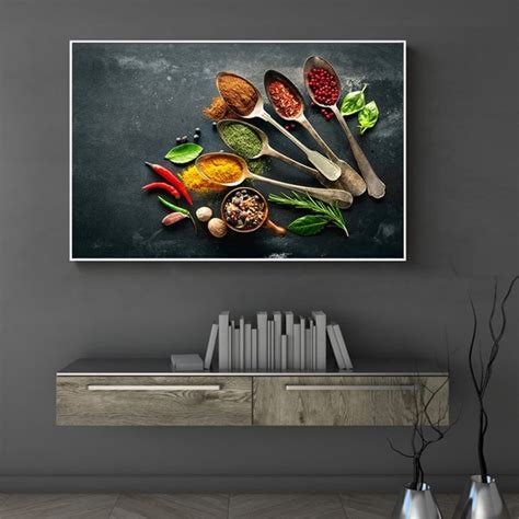 Modern Kitchen Artwork On Canvas Adr Alpujarra