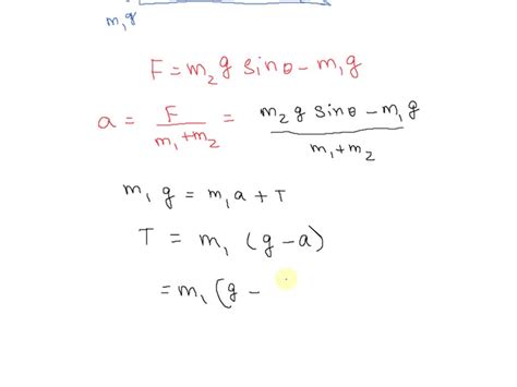 Solved Two Blocks Of Masses M And M Kg Are Connected By Light String That Passes Over