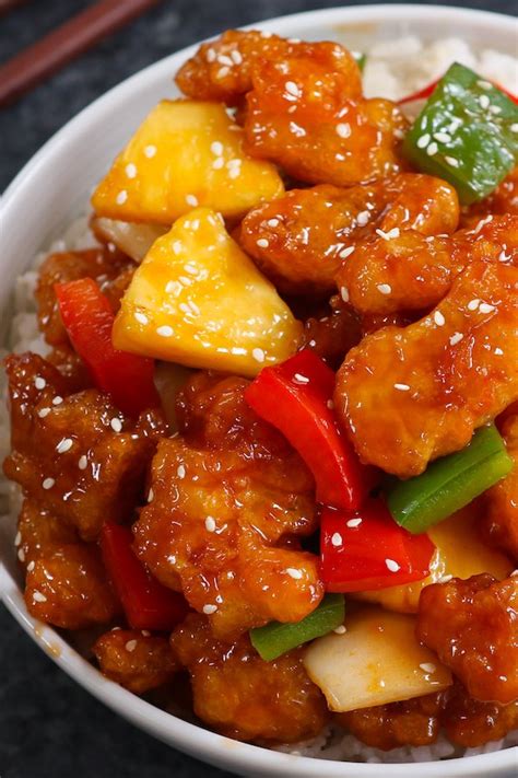 This came out looking exactly like the. Sweet And Sour Chicken Cantonese Style Calories / Baked ...
