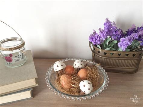 DIY Cement Mushrooms • My Sweet Things