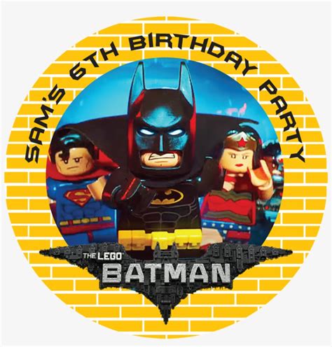 Batman Lego Party Box Stickers Lego Batman Movie Png Image