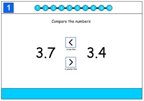 Compare Decimal Numbers Studyladder Interactive Learning Games