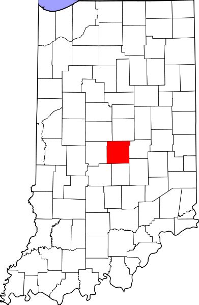 Filemap Of Indiana Highlighting Marion Countysvg Wikipedia