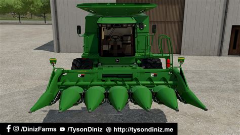 John Deere 606c Corn Header Diniz Farms Farming Simulator Modding