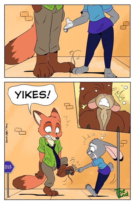 Comic Strip With An Image Of A Fox And A Man Talking To Each Other In Front Of