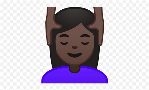 Person Getting Massage Emoji With Emoticon De Mujer Tristemassage