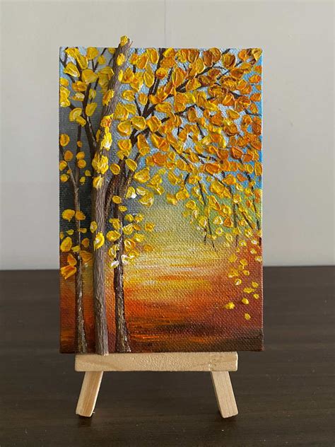 Mini Canvas Painting - Fall Colours | imagicArt