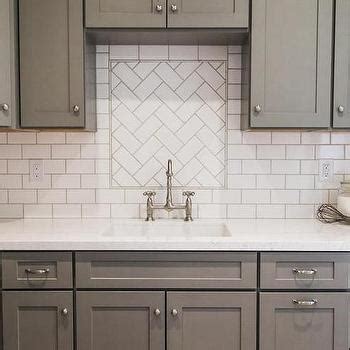 Stunning herringbone plank wall, upcycled from an old, ugly fence! White Subway Kitchen Backsplash in Herringbone Pattern for ...