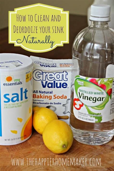 Lemon, like vinegar, is a terrific cleaning agent. How to Clean a Stainless Steel Sink | The Happier Homemaker