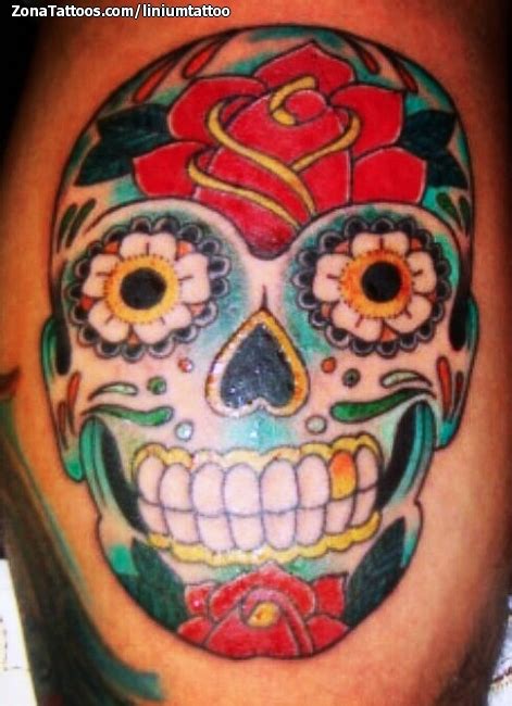 Tattoo Of Sugar Skull