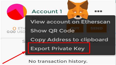How To Export Private Key Ethereum Wallet Metamask Metamask